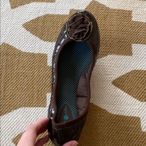 Patent leather ballet flats interchangeable snaps